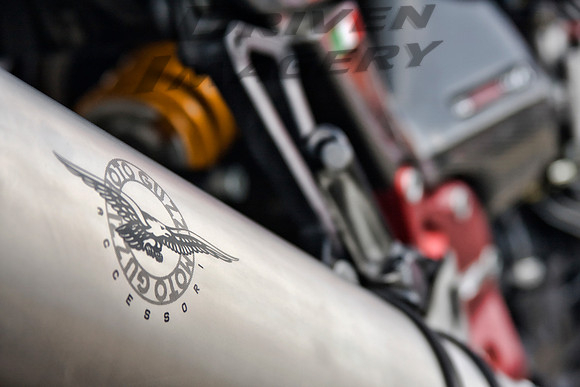 Moto Guzzi Exhaust Detail