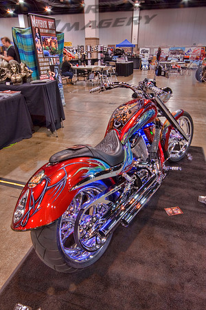 Custom Dragon Slayer Motorcycle - Painted by Monte Moore