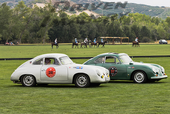 1955 Porsche 356 Continental Coupe & 1956 Porsche 1600S - 1