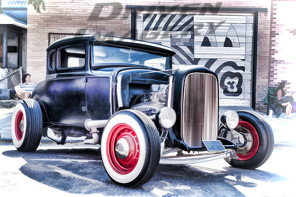 1930 Ford Model A Coupe - Bob - 2 - Painted