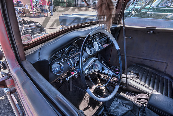 1936 Chevrolet Hot Rod Pickup - Red - Interior