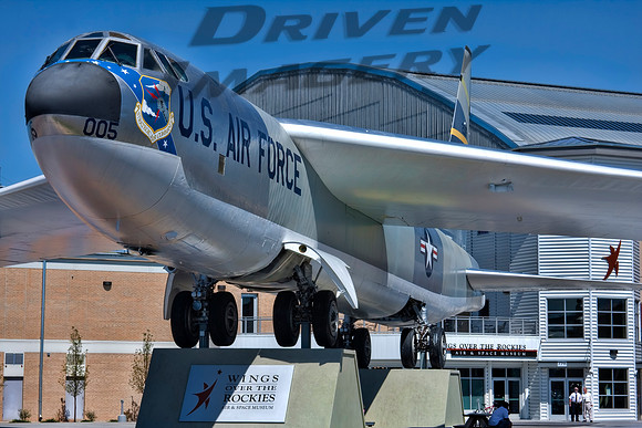 1955 B-52B Stratafortress Bomber - Main Entry Display