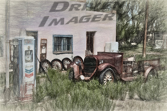 Bountiful Colorado - Color Pencil Sketch