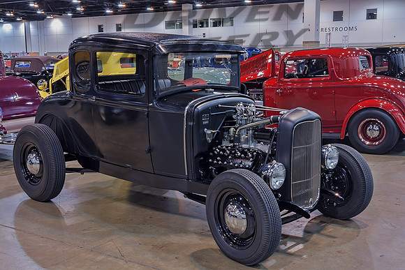 1930 Ford 5 Window Coupe - Black -1