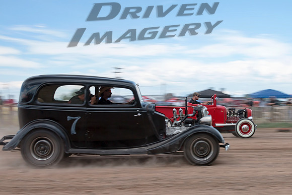 14_Trevor Squires - 1933 Ford Tudor Sedan & 13 Paul Dozoretz - 1926 Ford Model A Roadster Pickup - 2