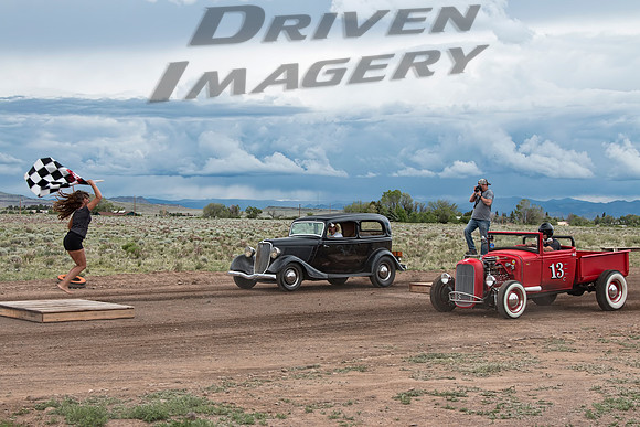 43_1933 Ford Sedan - #3 Trevor Squires & 1930 Ford RPU - #13c Paul Dozoretz - 1