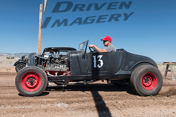 26_13 Paul Dozoretz - 1926 Ford Roadster vs 7 Trevor Squires - 1933 Ford Tudor Sedan - 1