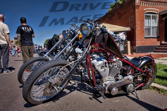 Black Vee Twin Chopper - Image 1
