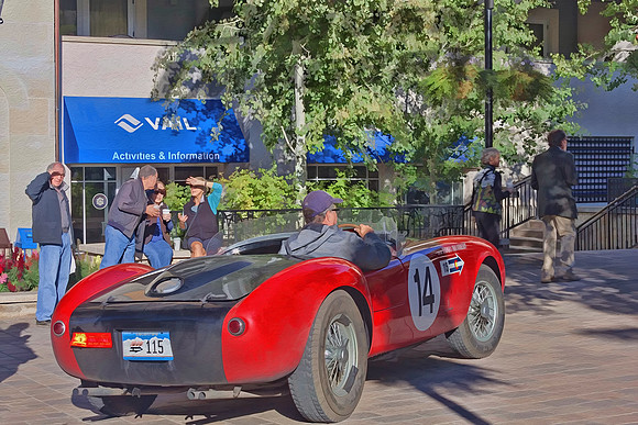115 Thomas Shaughnessy - 1954 Ferrari 375MM - Painting