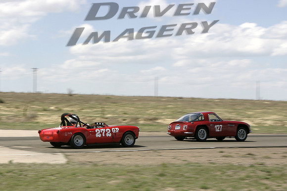 Mark Robinson #272 1963 Triumph Spitfire - Ian Rainford #127 1967 TRV MK 4 - 1800S