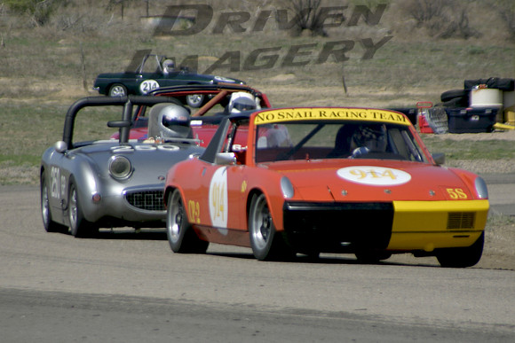 Robert McClung #914 1972 Porsche 914-6 -Kevin Primorac #250 1959 Austin Healey Sprite