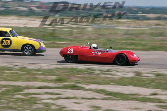 Ellis Cahn #23 1962 Lotus 23 & Thomas Pester #268 1965 Porsche 356C