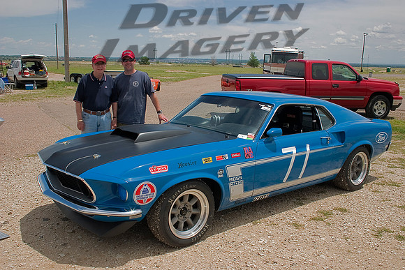 Derrick Neikam #71 with Lew Spencer