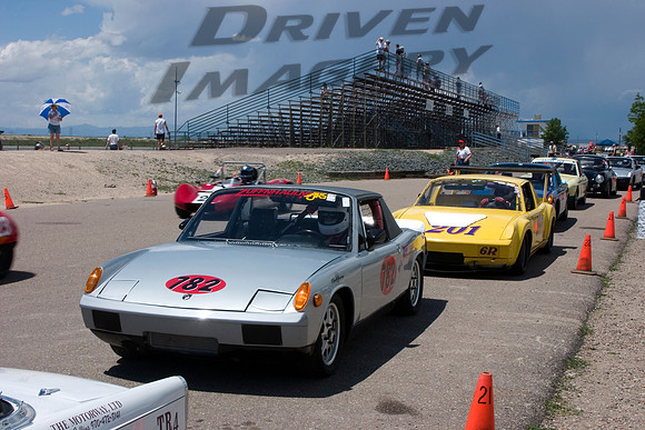 Group 6 Grid - Dick Scariano #782 1971 Porsche 914-4 & Terry Leever #201 1971 Porsche 914