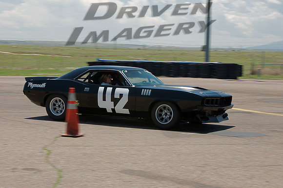Jess Neal #42 1970 Plymoth AAR Barracuda - Christy Hopkins Worker Ride