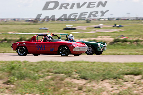 Orrin Burns #961 Porsche 914 &  Matthew Reay #438 1959 Turner Mk 1
