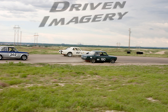 Scott Stekr #160 1967 BMW 1600 & Michael Cox #467 1967 Ford Mustang