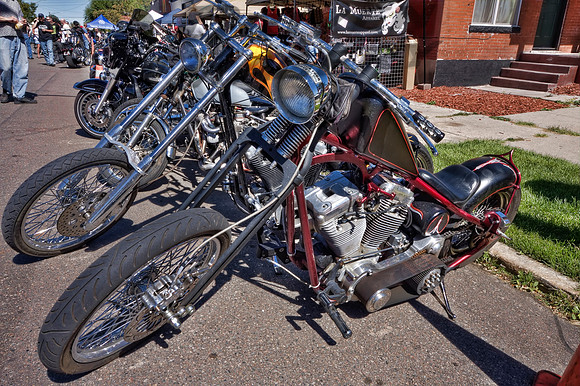 Black Vee Twin Chopper - Image 2
