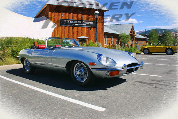 Silver Jaguar XKE Series 2 - Painted REDO