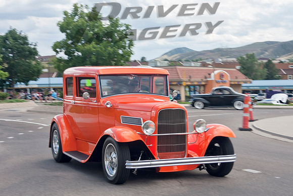 Orange Street Rod Coupe