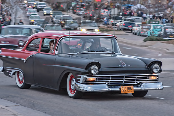 1957 Chevrolet - Black Red Scallops - 1