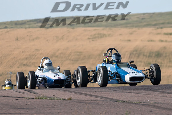 76 Bob Alder - 1972 Titan Mk 6B - & 71 Tom Linton - 1969 Winkelmann WDF 1 - 1