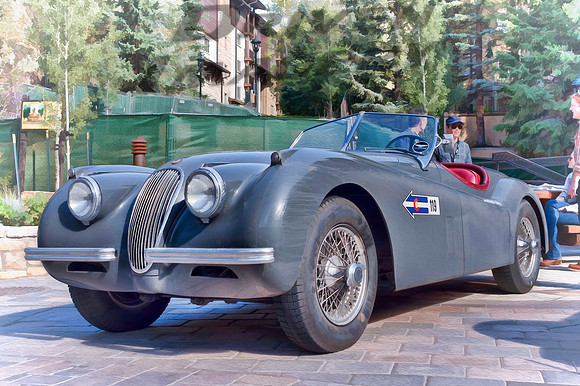 119 Perry Atha - 1953 Jaguar XK120 - 1