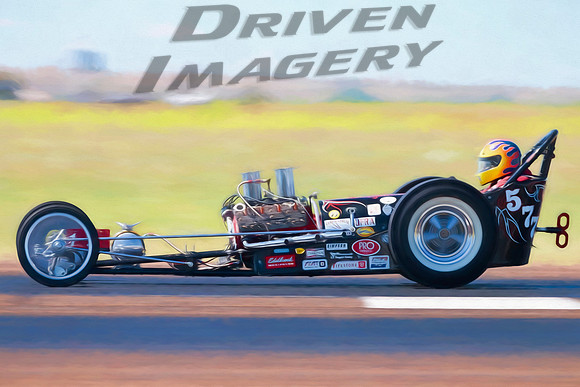 577 Wes Johnson - Johnson & Johnson - Black Rail Dragster - Painted