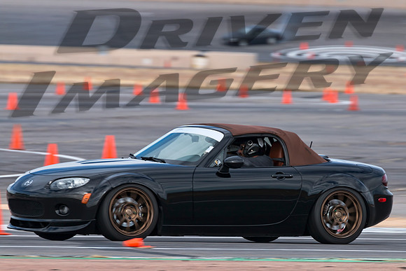 Mazda Miata Black with Brown Top - 1