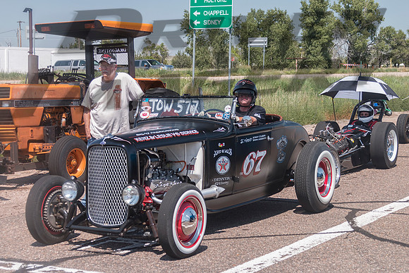 67 Brian Anderson 1931 Ford Roadster & 577 Wes Johnson - Johnson & Johnson Dragster - 1