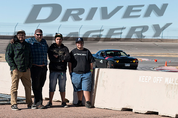 Gregg Sheldon with Students & Hellcat