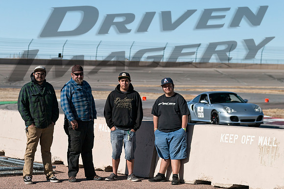Gregg Sheldon with Students & Porsche