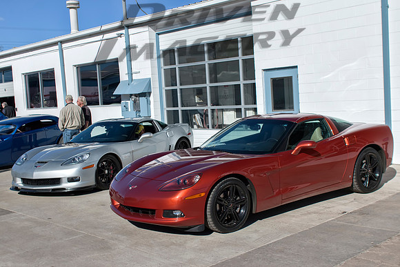 C6 Corvettes - Atomic Orange & Silver Z06