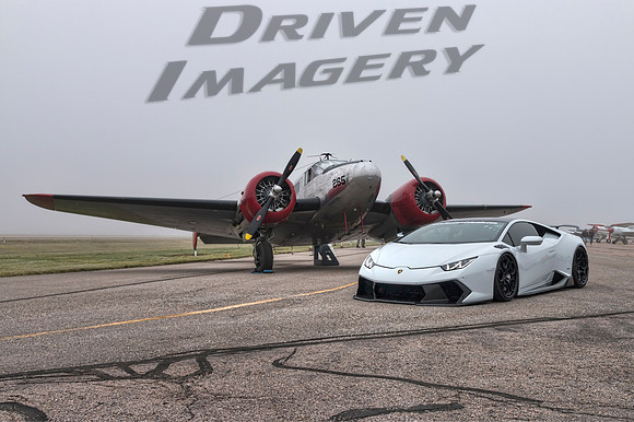 Lamborghini Huracan & 1943 Beachcraft SNB-5 - SoNoran Beauty - 1