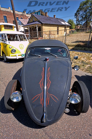 Black No Fender Rat Bug - Front