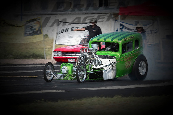 552M - 1930 BANTAM COUPE ALTERED - GREEN GO #2 - 1