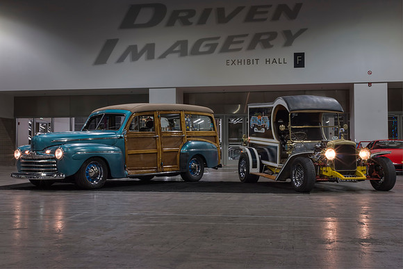 1946 Ford Woody & 1924 Daimler C Cab - Philip Marks - 1