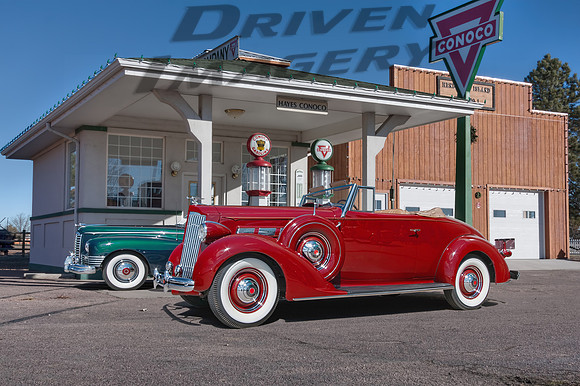 Packards at the Gas Station - R&G