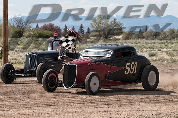 591 - Ken Schmidt - 1933 Ford Model 40 Coupe - Rolling Bones & T-33 - Mike Nicholas - 1934 Chevrolet Roadster - 1