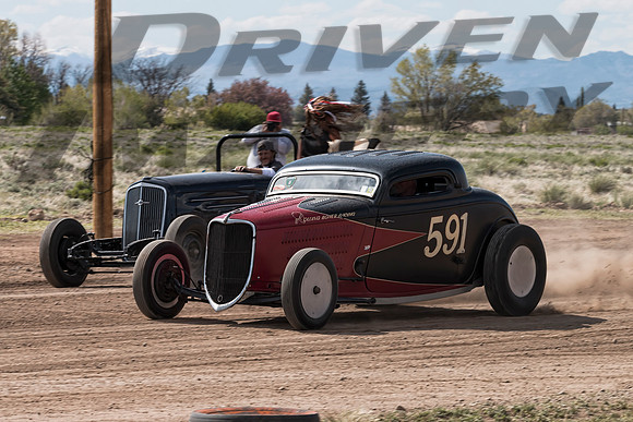 591 - Ken Schmidt - 1933 Ford Model 40 Coupe - Rolling Bones & T-33 - Mike Nicholas - 1934 Chevrolet Roadster - 2