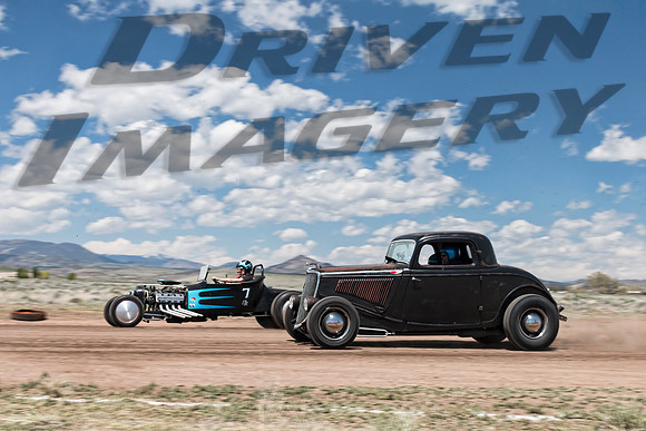 1933 Ford 3W Coupe & 7 - Russ Wierema - 1926 Dodge Roadster - 1