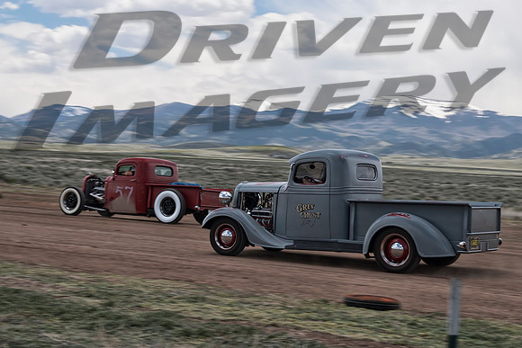 Bill Demaray - 1936 Chevrolet Truck - Grey Ghost & 57 Eric Pillow - 1937 Chevrolet Truck - 1