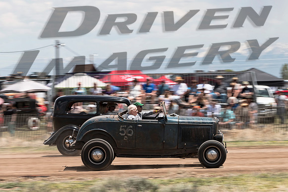 56D Mike Scaplo - 1932 Ford Roadster & 69 Trevor Squires - 1933 Ford Tudor Sedan - 1
