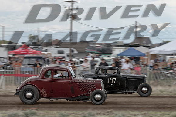 Javier Loya - 1933 Ford Model 40 5W Coupe & 147C James McClelland - 1932 Ford Coupe - Rolling Bones - 1