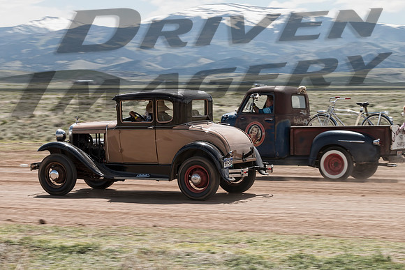 Ford Model A Coupe Tan_Brown & Wayne Svigel - 1954 Chevrolet Pickup - 1