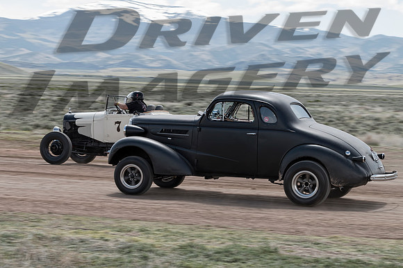 Tony Estrada - 1937 Chevrolet Coupe & 7 Art Jennings - 1929 Ford Roadster - 1