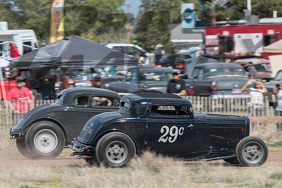 29C Dennis Saum - 1932 Ford Coupe - Rolling Bones & Marty Bachand - 1933 Ford Model 40 5W - 3