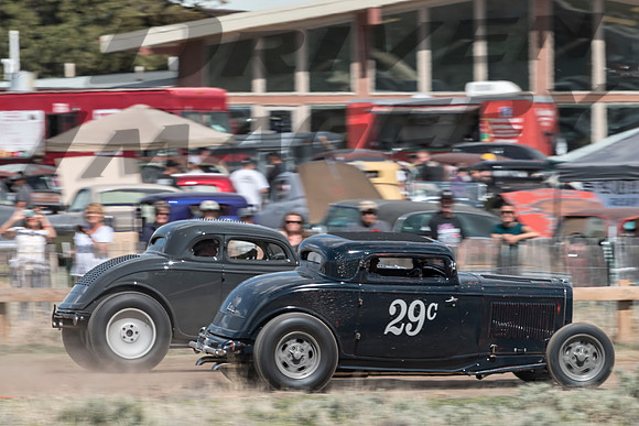 29C Dennis Saum - 1932 Ford Coupe - Rolling Bones & Marty Bachand - 1933 Ford Model 40 5W - 4