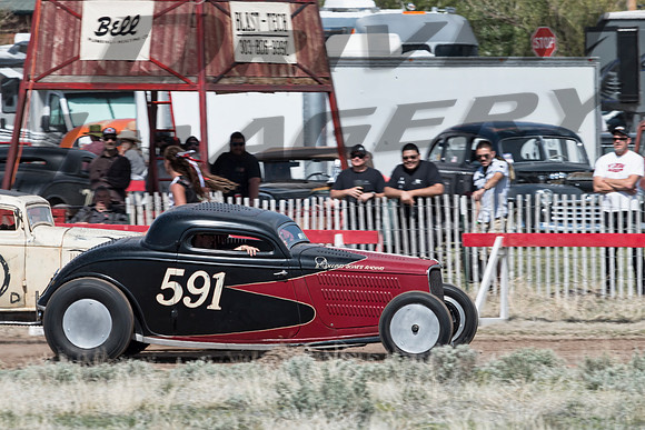 591 - Ken Schmidt - 1933 Ford Model 40 Coupe - Rolling Bones & 40D - Judy Watson - 1932 Ford Sedan - Rolling Bones- 1