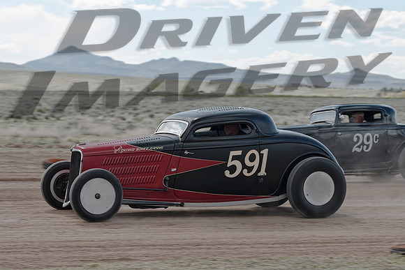 591 - Ken Schmidt - 1933 Ford Model 40 Coupe - Rolling Bones & 29C Dennis Saum - 1932 Ford Coupe - 5